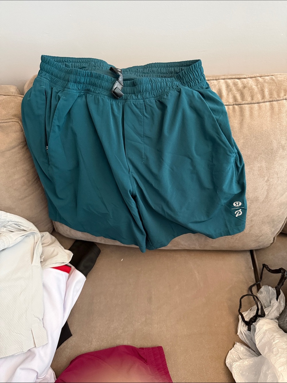 lululemon athletica Men's Teal Athletic Shorts